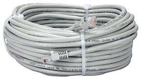 100ft CAT6 Gigabit Flexible Molded Gray Patch Cord CC715-100GY