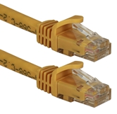 100ft CAT6A 10Gigabit Ethernet Yellow Patch Cord CC715A-100YW