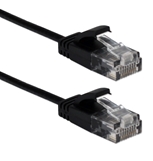 7ft Slim CAT6 Gigabit Ethernet Space Saver Black Patch Cord CC715S-07BK 037229717211