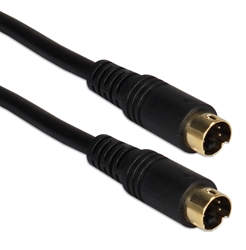 50ft S-Video Mini4 Male to Male Cable CSV-50 037229400236 Cable, S-Video Multimedia 75ohm Coax with Foil, Mini4M/M, 50ft, 28AWG CSV-B50  184861 CSV50 CSV-50 cables feet foot  3262 