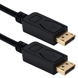 10ft DisplayPort 1.4 UltraHD 8K Black Cable with Latches DP8-10 037229002720 Cable, DisplayPort v1.1 Compliant, Digital Audio/Video with DHCP, 10ft DP810 DP8-10  cables feet foot
