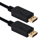 6ft DisplayPort 1.4 UltraHD 8K Black Cable with Latches DP8-06 037229002713 Cable, DisplayPort v1.1 Compliant, Digital Audio/Video with DHCP, 6ft DP806 DP8-06  cables feet foot