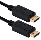 10ft DisplayPort 2.0 UltraHD 16K Black Cable with Latches DP16-10 037229005059 Cable, DisplayPort v2.0 Compliant, Digital Audio/Video with DHCP, 10ft DP1610 DP16-10 cables feet foot