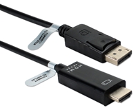 15ft DisplayPort to HDMI 4K Digital A/V Cable DPHD-15 037229005530 Cable, DisplayPort v1.1 Compliant, Connects DisplayPort Audio/Video into HDMI with HDCP, DP Male to HDMI Male, 15ft DPHD15 DPHD-15 cables feet foot 