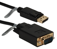 15ft DisplayPort to VGA Video Cable DPVGA-15 037229009477 Cable, DisplayPort v1.1 Compliant, Convert DisplayPort Audio/Video into VGA Video, DP Male to HD15 Male, 15ft 10DP-DPVGA-15 YW3122 DPVGA15 DPVGA-15 cables feet foot  3290 