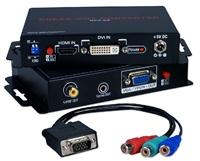 HDMI/DVI HDTV/HDCP to VGA/RGB 720p/1080p Break-Out Converter HCV-VA 037229007763 Converter, HDMI v1.2a/DVI v1.1 1080p with HDCP to VGA/HD15/RGB Component Video with 3.5mm Stereo Analog & RCA/SPDIF Digital Audio Breakout Adaptor MDVGA-AL CV-509 VN6253 HCVVA HCV-VA adapters adaptors   3395 