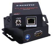 60-Meter FullHD HDMI/HDCP 3D 720p/1080p Single CAT5e/6/RJ45 Extender Kit HD-C5S4-R