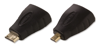 Mini & Micro-HDMI Male to HDMI Female UltraHD 4K Adaptor Kit HDAK-MFA 037229004519