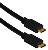 3-Meter High Speed Mini HDMI to Mini HDMI 4K HD Camera Cable HDCC-3M 037229004212 Cable FullHD Mini-HDMI v1.4a 3D/Ethernet/ARC 720p/1080i/1080p/1440p 24/60/120/240Hz Certified, PC/HDTV/Blu-ray/Flat Panel/Projector/Camcorder/Camera Digital Audio/Video, C/C M/M, 3M, 30AWG HDMICC-3M  343533 HDCC3M HDCC-3M cables  3422 