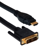 10-Meter Ultra High Performance HDMI Male to DVI Male HDTV/Flat Panel Digital Video Cable HDVIG-10M 037229490480 Cable, HDMI to DVI High Definition HDTV Video/Adaptor Cable, HDMI M/DVI-D M, 10M (32.80ft), 24AWG RC2212 HDVIG10M HDVIG-10M adapters adaptors cables feet foot  3441 