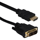8-Meter HDMI Male to DVI Male HDTV/Flat Panel Digital Video Cable HDVIG-8MC 037229491852 Cable, HDMI to DVI High Definition HDTV Video/Adaptor Cable, HDMI M/DVI-D M, 8M (26.2ft), 28AWG 128058 RC2211 HDVIG8MC HDVIG-08MC adapters adaptors cables feet foot  3448 