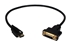 0.5-Meter DVI Female to Locking HDMI Male 1440p/4K Adaptor - HDVISX-05M