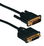 3-Meter Ultra High Performance DVI Male to Female HDTV/Digital Flat Panel Gold Extension Cable HSDVIXG-3M 037229489798 Cable, Extends DVI-D High Performance Single Link for Flat Panel Video/Projector/HDTV, DVI M/F, 3M (9.84ft), 30AWG 147215 HSDVIXG3M HSDVIXG-3M cables feet foot  3482 