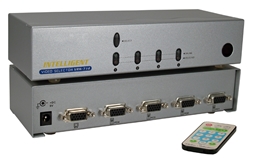 4x1 250MHz 4Port VGA Video Share Switch with Remote Control MSV104RC 037229006322 Video Selector with Built-in Booster and Remote Control, Up to 4 Video, 250MHz Supports VGA/SVGA/Multisync and up to 1920x1440, HD15 VRM-714 81588 TB7322 MSV104RC MSV104RC   3625 