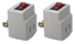 2-Pack Single-Port Power Adaptor with Lighted On/Off Switch - PA-1P-2PK