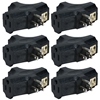 6-Pack 3-Outlets Space-Saver Grounded Power Outlet Splitter PA-3P-6PK 037229231168