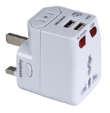 Premium World Travel Power Adaptor with Surge Protection & 2.1A Dual-USB Charger PA-C4 037229334623 3-in-1 Global/World Power Travel Power Adaptor with Dual-USB Wall Charger for US, UK, Europe, Asia and More WP-300A-B2-2.1A  PAC4 PA-C4 adapters adaptors   3952 