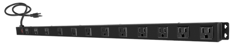 2-Pack 12-Outlets Surge Protector Wallmount PowerBar with 3ft Cord PB12-03-2PK 037229231557