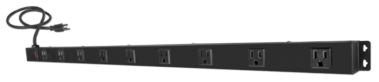 9-Outlets Surge Protector Wallmount PowerBar with 4ft Cord PB9-04 037229231632 9-Outlets Surge Protector/Strip/Wallmountable/Rackmountable PowerBar with 4ft Power Cord 516922