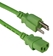 2ft 18AWG Computer Power Cord - PC-10W1-01202-GN-CMT