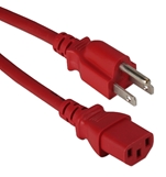 2ft 18AWG Computer Power Cord PC-10W1-01202-RD-CMT