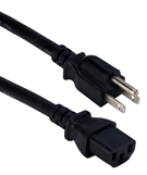 1ft 16AWG Computer Power Cord PC-10W1-16-01201-CMT