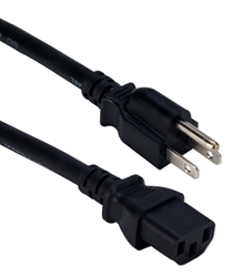 15ft 14AWG Computer Power Cord PC-10W1-14-01215-CMT