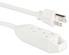 3-Outlet 3-Prong 10ft Power Extension Cord - PC3PX-10WH