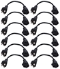 12-Pack 10 Inches OutletSaver AC Power Adaptor PP-ADPT-12PK 037229231250