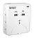 6-Outlets Wallmount Surge Protector with Dual-USB 3.1Amp Charger & Device Holders - PS-06UH