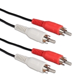 100ft Dual-RCA Stereo Audio Combo Cable RCA2A-100L 037229400465 Cable, Dual-RCA Composite Stereo Audio with Color-coded Connector, Value Line, 2RCA M/M, 100ft 297416 RCA2A100L RCA2A-100L cables feet foot  3703 
