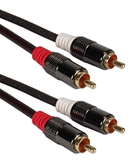 35ft Dual-RCA Premium Component Audio Combo Cable RCA2A-35 037229400717 Cable, Dual-RCA Component/Composite Stereo Audio Premium 75ohm Color-Coded Shielded Cable, 2RCA M/M, 35ft RCA2A35 RCA2A-035 cables feet foot  3708 