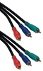 25ft HDTV Triple-RCA Component Video Combo Cable RCA3V-25 037229400625 Cable, Triple-RCA Component Video Premium 75ohm Color-Coded RGB Shielded Cable, 3RCA M/M, 25ft 188367 RCA3V25 RCA3V-025 cables feet foot  3721 