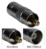 RCA Male to BNC Female Coupler RCABNC-MF 037229401066 RCA to BNC Coupler/Adaptor for video application, RCA M/BNC F 167783 TW8132 RCABNCMF RCABNC-MF adapters adaptors   3733 