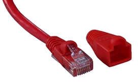 100pcs Red Rubber Boots for CAT5/RJ45 Patch Cord RJRT-RD 037229721638