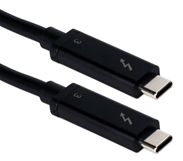 0.5-Meter Thunderbolt 3 40Gbps 100-Watts USB-C Certified Cable TB3-0.5M 037229232004 Black, USB-C, USB C, Thunderbolt 3