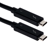 1-Meter Thunderbolt 3 20Gbps 100-Watts USB-C Certified Cable TB3-1M 037229232011 Black, USB-C, USB C, Thunderbolt 3