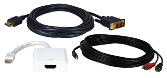 Mini DisplayPort to HDTV with DVI 16ft A/V Cable Kit TMDPD16K 037229230444 Cable Kit, Connects Apple PowerBook/MacBook with Mini-DisplayPort to HDTV with DVI Digital Video Converter/Adaptor, 16ft 781807 TMDPD16K TMDPD16K adapters adaptors cables feet foot