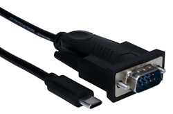 6ft USB-C to DB9 Male RS232 Serial Adaptor Cable UR-2000M2C 037229221213 USB-C to PC Serial RS232 Adaptor, DB9M DTE Connection with Built-in 6ft Cable UC310, UC-232A, UC232A IC188A IC199A-R3 IC138A-R3 UC320 AP1103 Y-105 162719 KV6435 UR2000M2C UR-2000M2C adapters adaptors cables feet foot,  USB-C to DB9,  USB C to DB9,  USBC to DB9, DB9 to USB-C, DB9 to USB C, DB9 to USBC