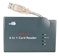 USB 2.0 480Mbps 6-in-1 Card Reader/Writer for CF,SM,SD,MMC,Microdrive & Sony Memory Stick - UR5FPT-D