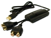 3ft USB to Audio & Video Capture Adaptor Cable USB-AV 037229221206 USB to PC Audio/Video Multimedia Capture Adaptor, PC Windows Only GA-VD200 162594 USBAV USB-AV adapters adaptors