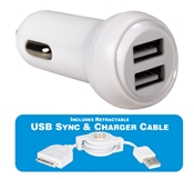 2-Port 2.4Amp USB Car Charger Kit for iPod/iPhone/iPad/iPad 2/iPad 3 USBCC-K2 037229334166 USB Apple/Dock Charger Cable Kit, 2.4Amp Dual-Port Charger for GPS, MP3 player & smart phone including Apple iPod/iPhone/iPad2 USBCC-2P  365957 QZ4937 USBCCK2 USBCC-K2 cables