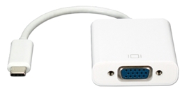 USB-C / Thunderbolt 3 to VGA Video Converter USBCVGA-MF 037229230758 White USB-C
