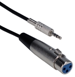 6ft XLR Female to 3.5mm Male Audio Cable XLRSF-06 037229402636