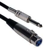 25ft XLR Female to 1/4 Male Audio Cable XLRT-F25 037229402353