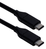 1-Meter USB-C to USB-C 2.0 Sync & Charger Cable CC2230B-1M 037229230840 Black USB-C, USB C, USB-A, USB A