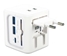 Premium World Travel Power Adaptor with USB-C & Dual-USB Charger Ports - PA-C5